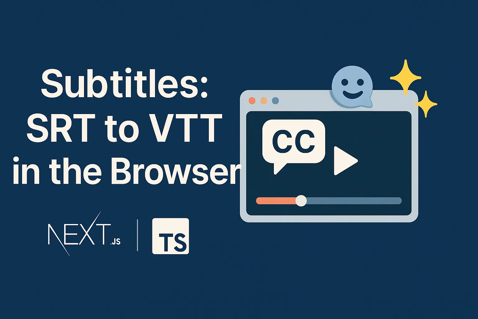 Subtitles: SRT to VTT in the Browser 💬✨