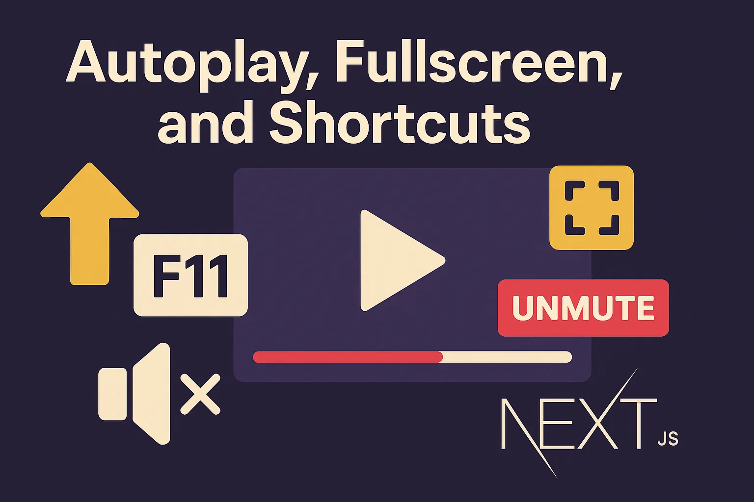Autoplay, Fullscreen, and Shortcuts